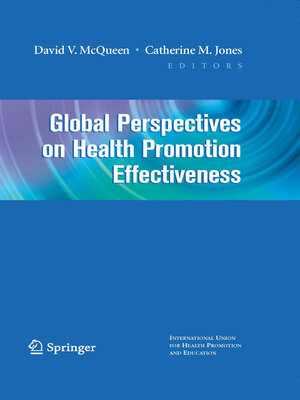 cover image of Global Perspectives on Health Promotion Effectiveness